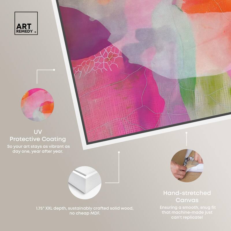 Garnet Gleam IV Canvas by Art Remedy