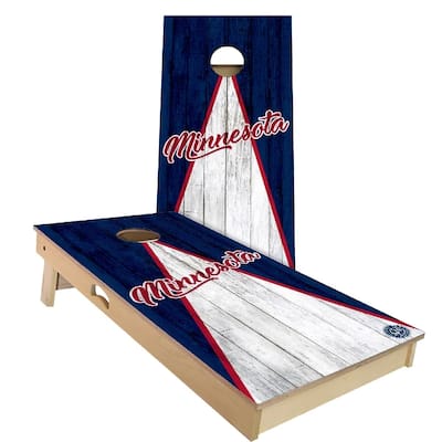 Minnesota Triangle Baseball Outdoor Cornhole Board Set