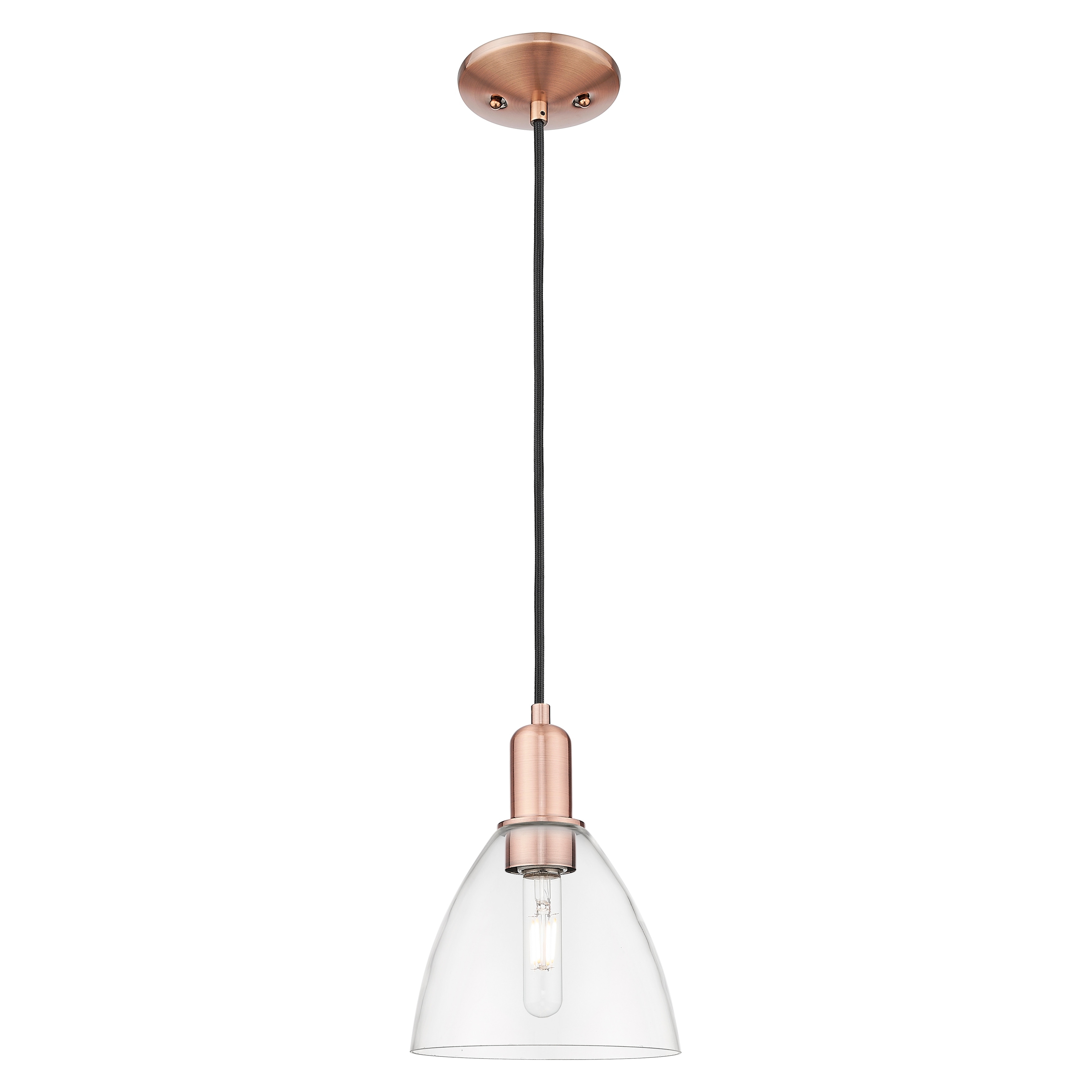 Innovations Lighting Endless Possibilities Arcadia - Bristol - 1 Light 8" Cord Hung Mini Pendant