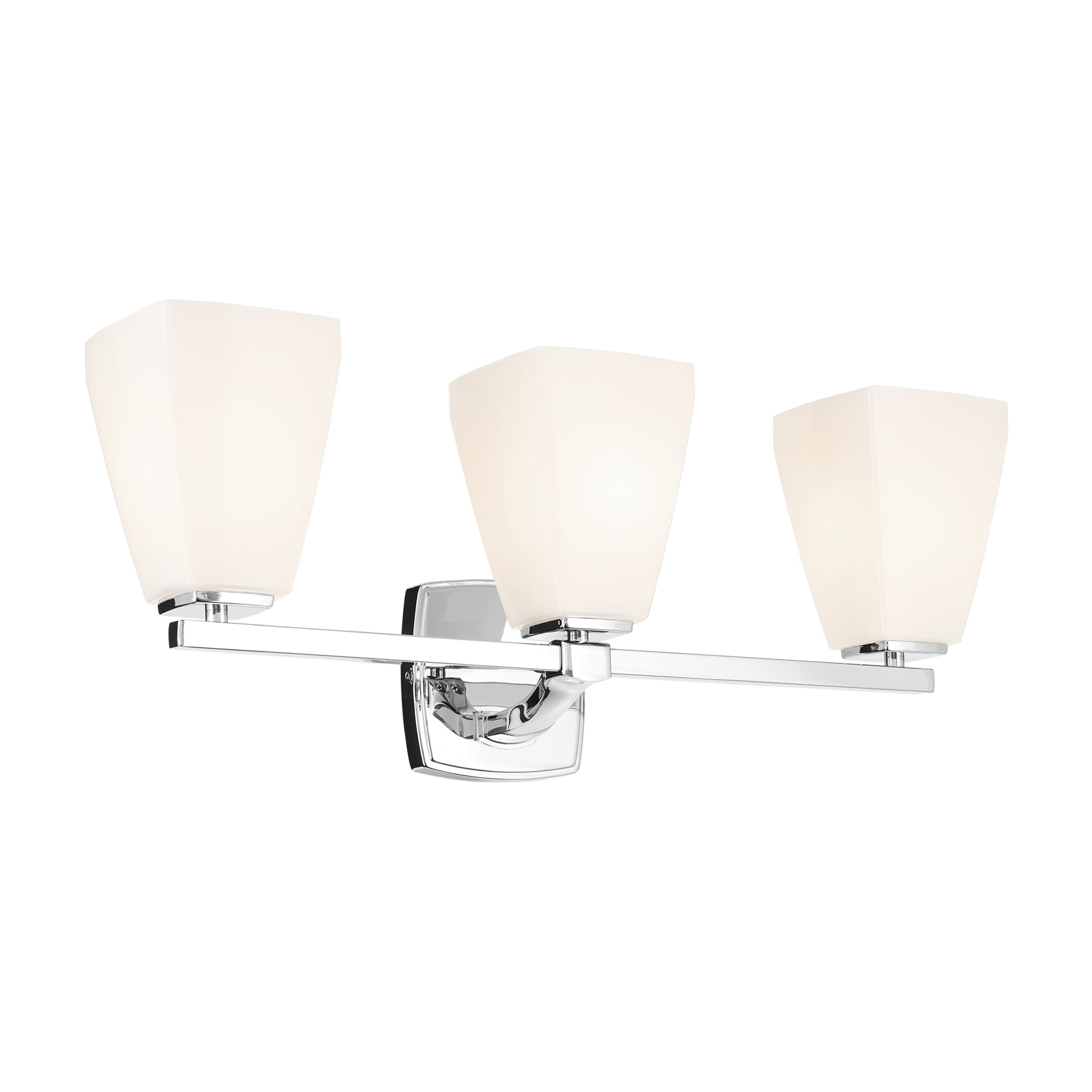 Kichler Lighting Marant 23.75" 3-Light Vanity Light with Opal Glass in Chrome