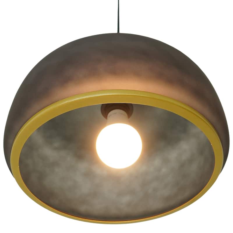 Pendant Lamp - Gold and Clear