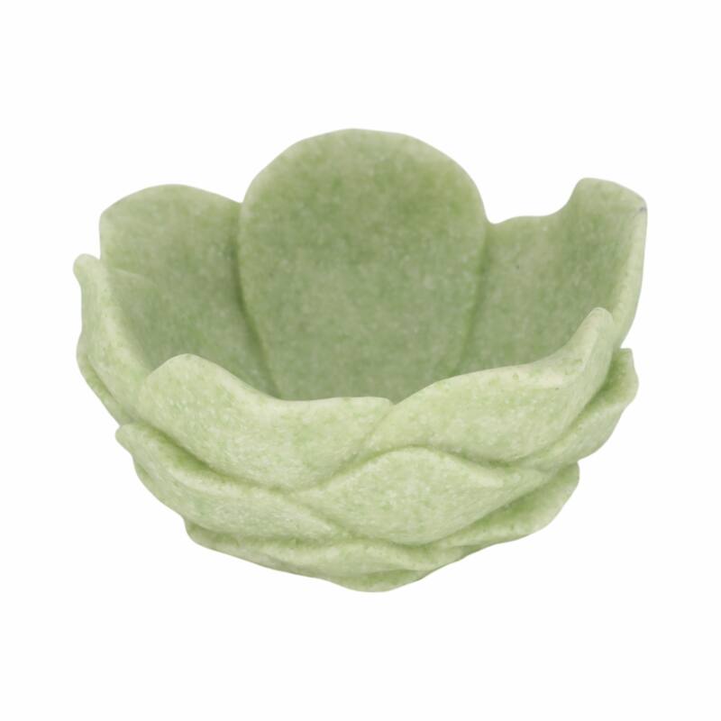 Decorative Resin Lotus Flower Inspired Bowl - 6" - 6.0"