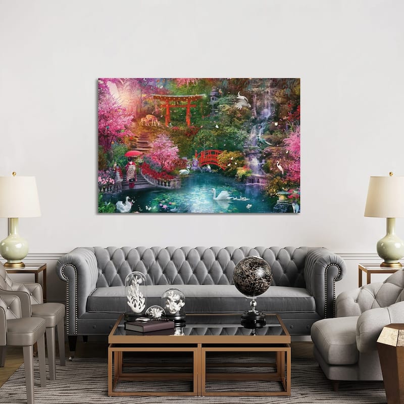 iCanvas "Japanese Garden" by Claudia McKinney Canvas Print