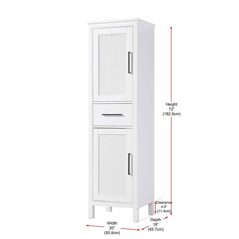 Winslow 16-28 Inch Bath Storage Cabinet