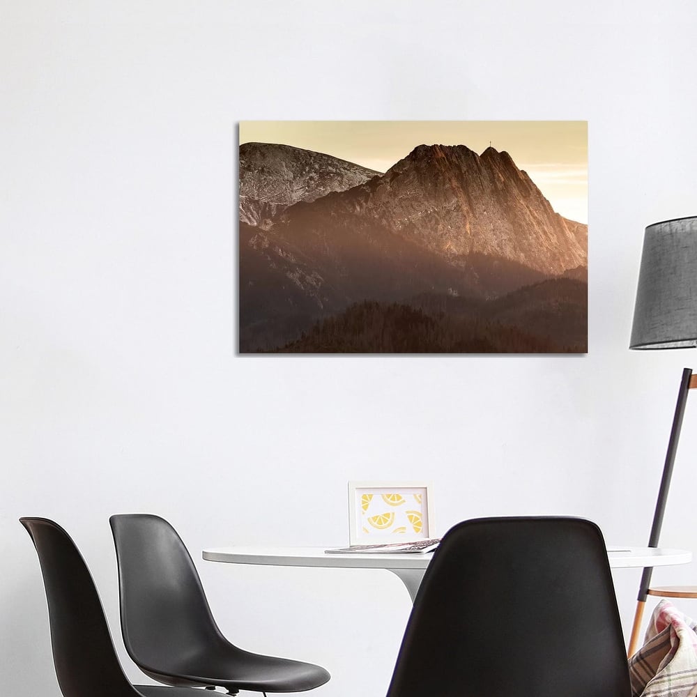 iCanvas "Europe, Poland, Lesser Poland, Tatra Mountains a" Giewont " by Mikolaj Gospodarek Canvas Print