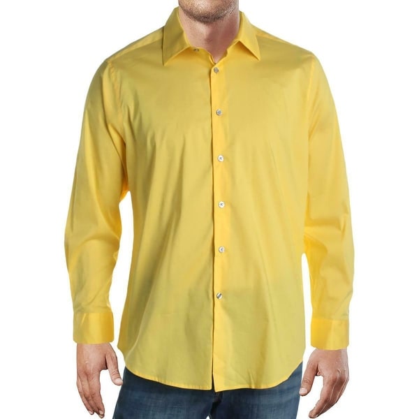 yellow shirt mens outfit