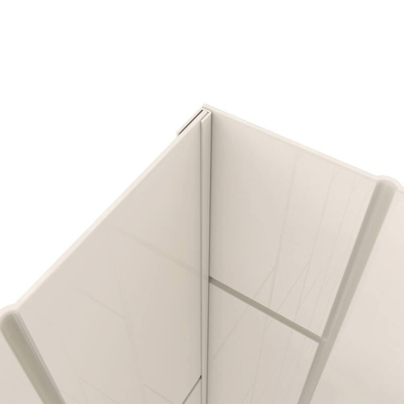 DreamLine QWALL-VS 41-1/2 in. D x 41-1/2 in. W x 76 in. H Acrylic Corner Backwall Kit