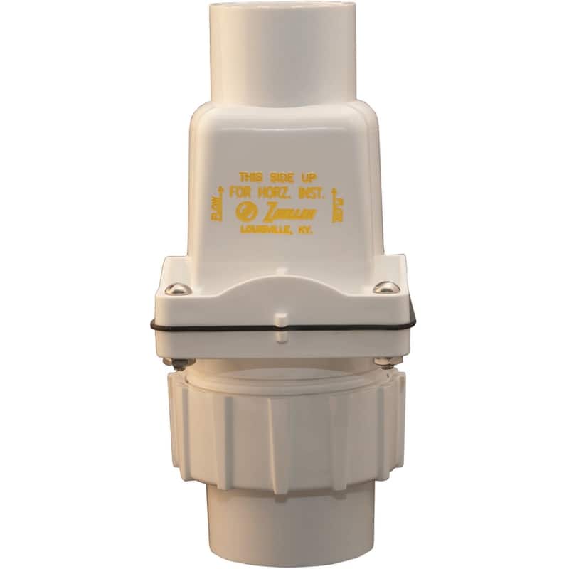 Zoeller 30-0103 Combo Check 2" Sewage Pump Check Valve - White