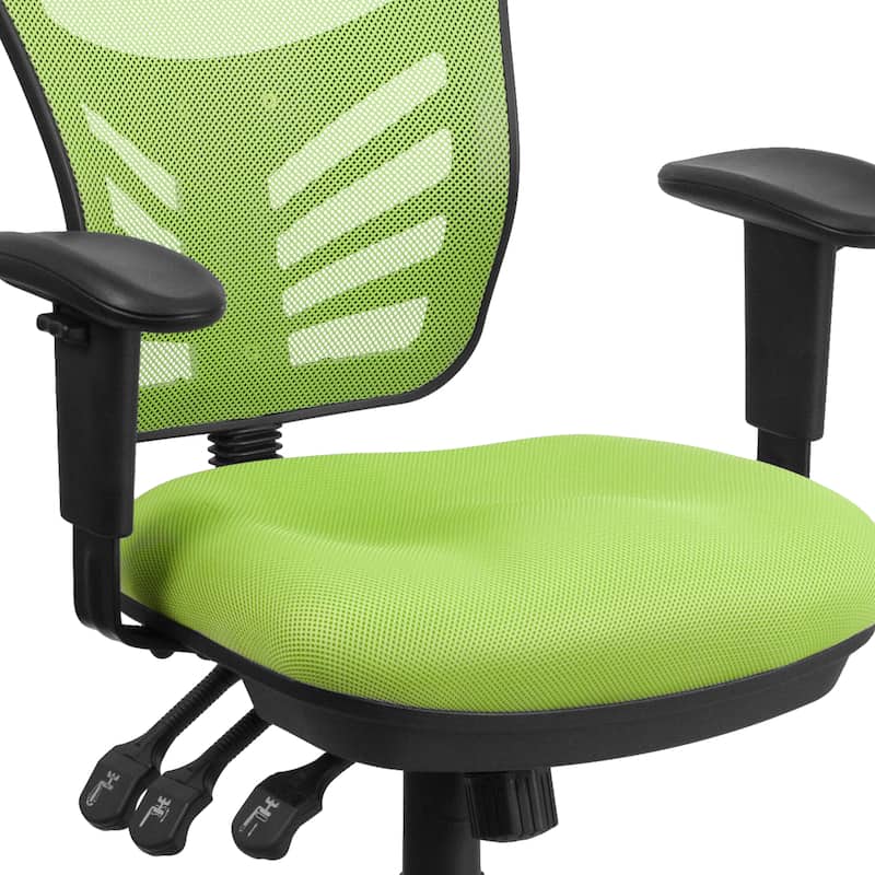 Mid-back Blue Mesh Adjustable Ergonomic Office Chair