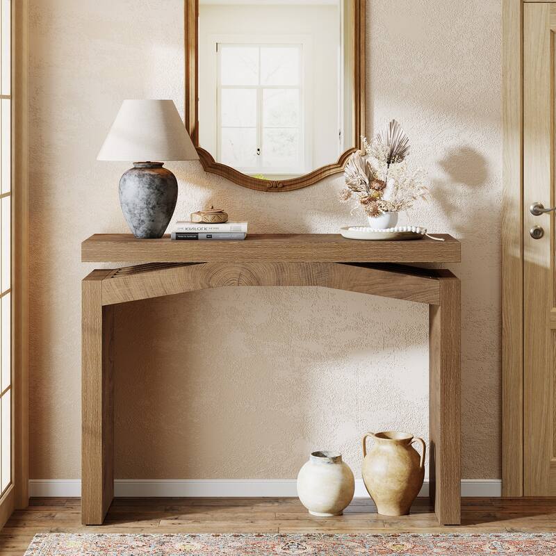 40-Inch Farmhouse Console Table for Entryway