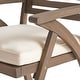 preview thumbnail 3 of 3, Hermosa Outdoor 5 Piece Acacia Wood Dining Set by Christopher Knight Home