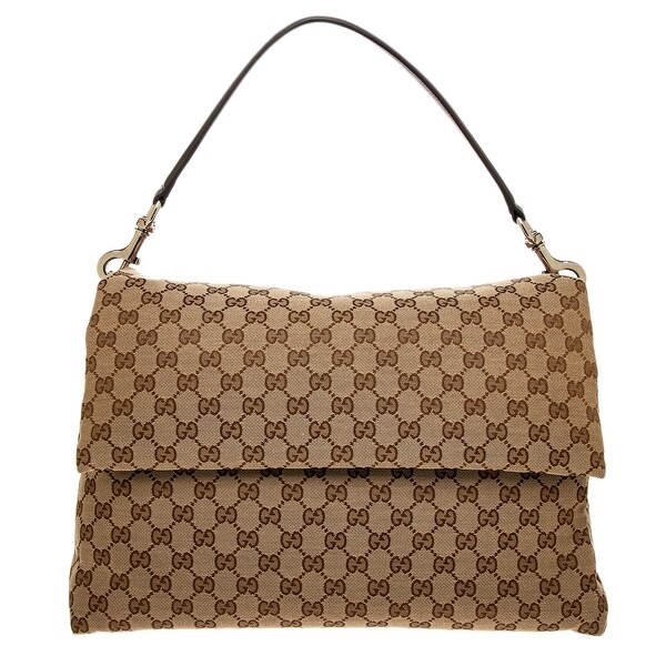 バッグ GUCCI GG PATTERN CANVAS LEATHER BODY BAG Gucci GG Canvas Large Crossbody Bag - Bed Bath & Beyond - 43247810