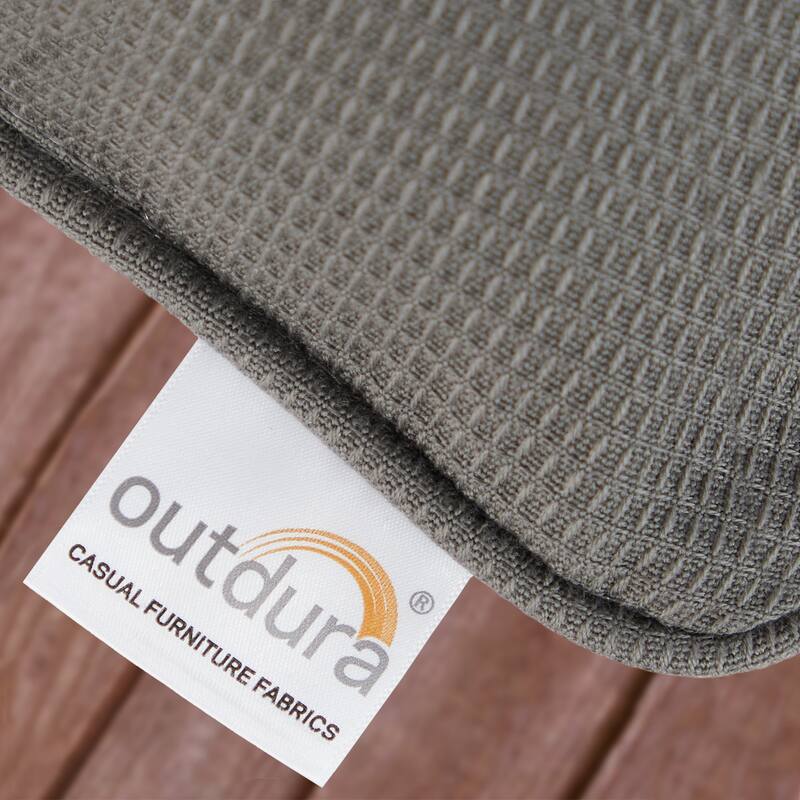 Sorra Home Outdura Solid Indoor/Outdoor Corded Deep Seating Pillow and Cushion Chair Set