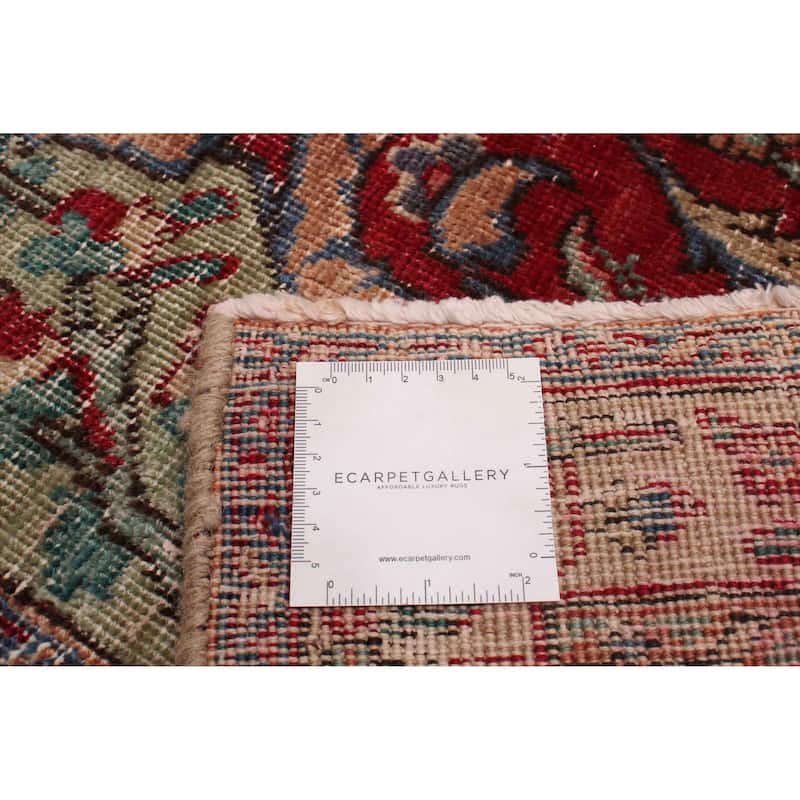 ECARPETGALLERY Hand-knotted Antalya Vintage Red Wool Rug - 9'6 x 12'3
