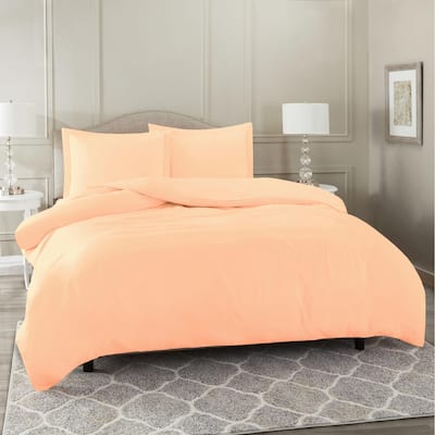 Nestl Ultra Soft Double Brushed Microfiber Duvet Cover Set with Button Closure