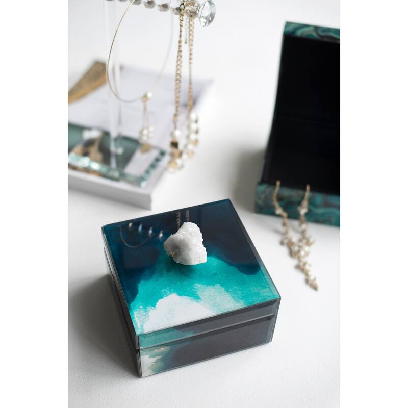Jewelry Box, Stackable Decorative Storage Boxes With Lids