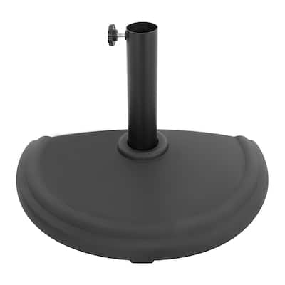 Patio 17.7’’ Half Round Umbrella Base, Weight Up to 20.9 LBS