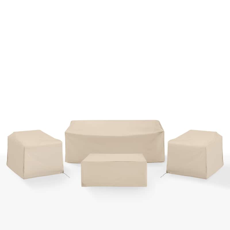 Crosley 4Pc Outdoor Furniture Cover Set - Tan