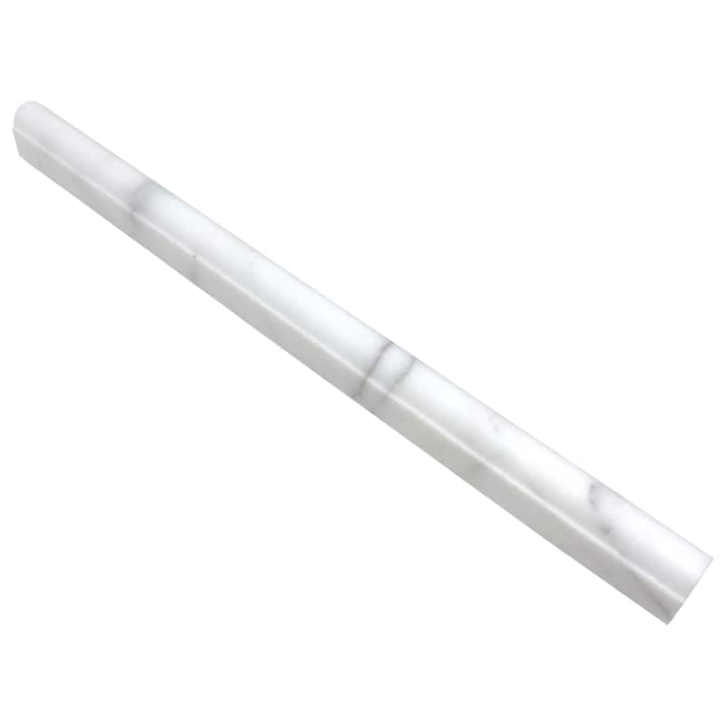 Calacatta Marble Gold 0.75" x 12" Honed Pencil Liner