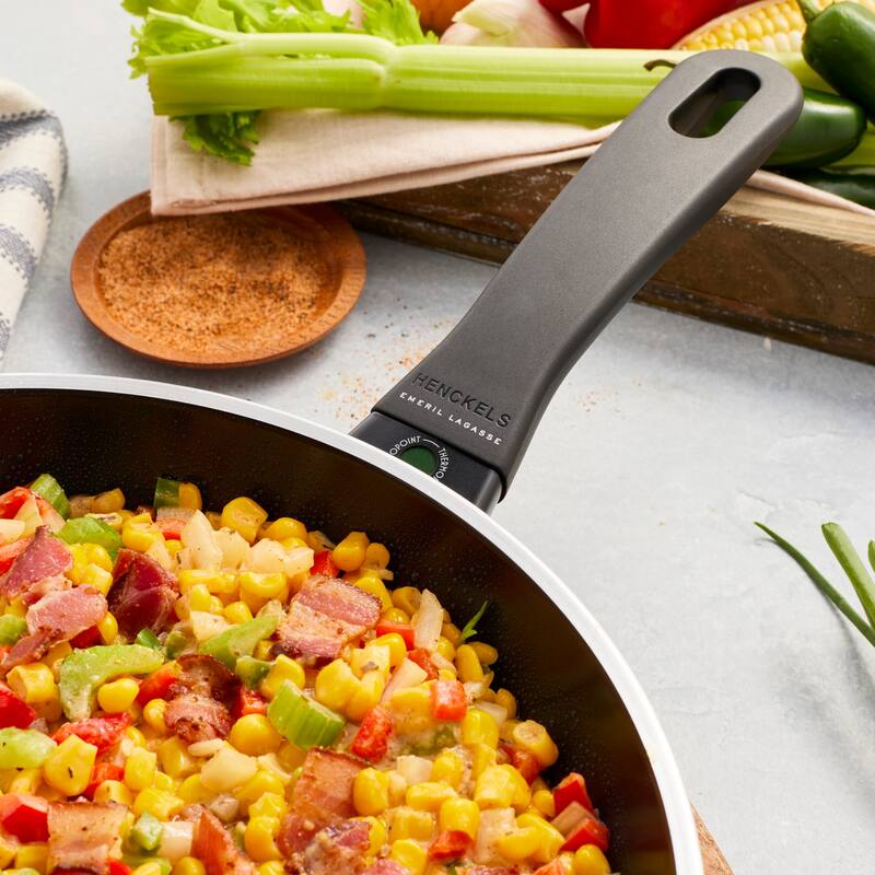 Henckels Nola 2-pc Aluminum Ceramic Nonstick Fry Pan Set - Black