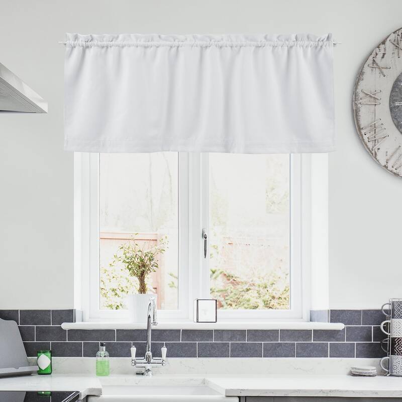 Deconovo French Door Curtain with Rod Pocket and Tieback 1 Panel