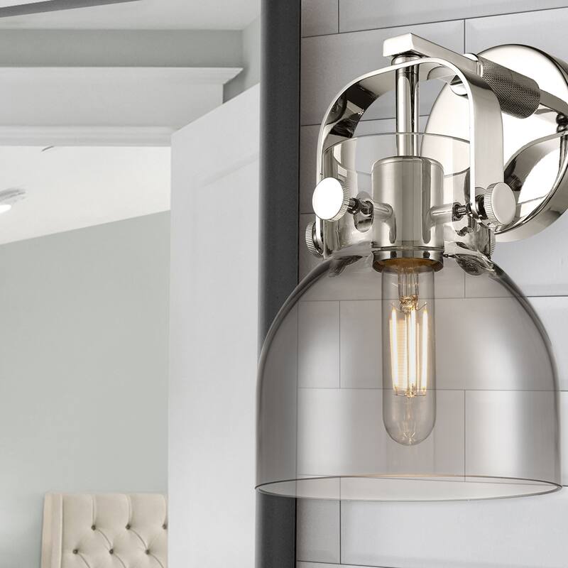 Innovations Lighting Pilaster II Bell - 1 Light 7" Wall-Mounted Sconce