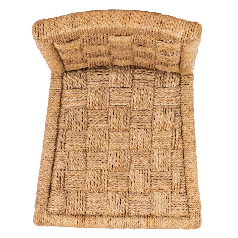 SAFAVIEH Couture Spirica Woven Dining Chair - 18" W x 23.5" L x 32" H - 18Wx24Dx32H