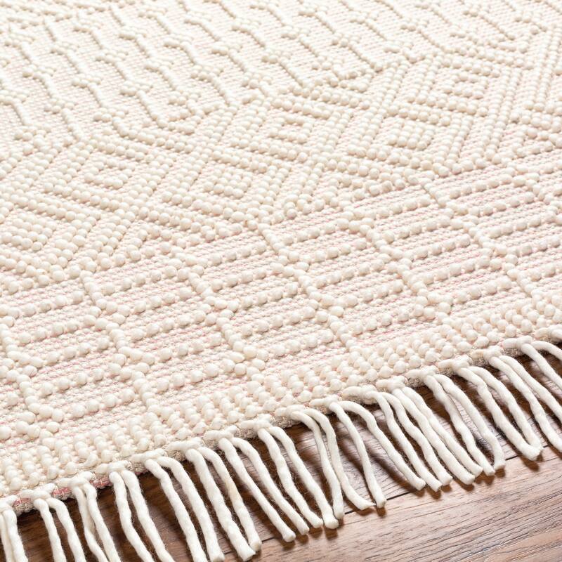 Thackery Handmade Farmhouse Stripe Wool Area Rug