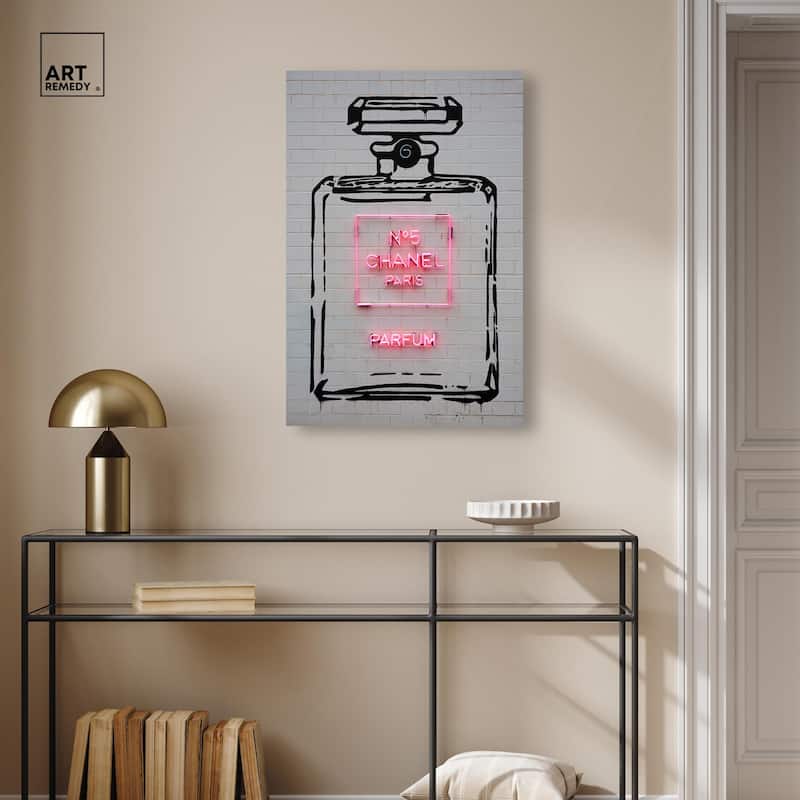 Parisian Perfume Canvas by Art Remedy, Gallery Wrapped
