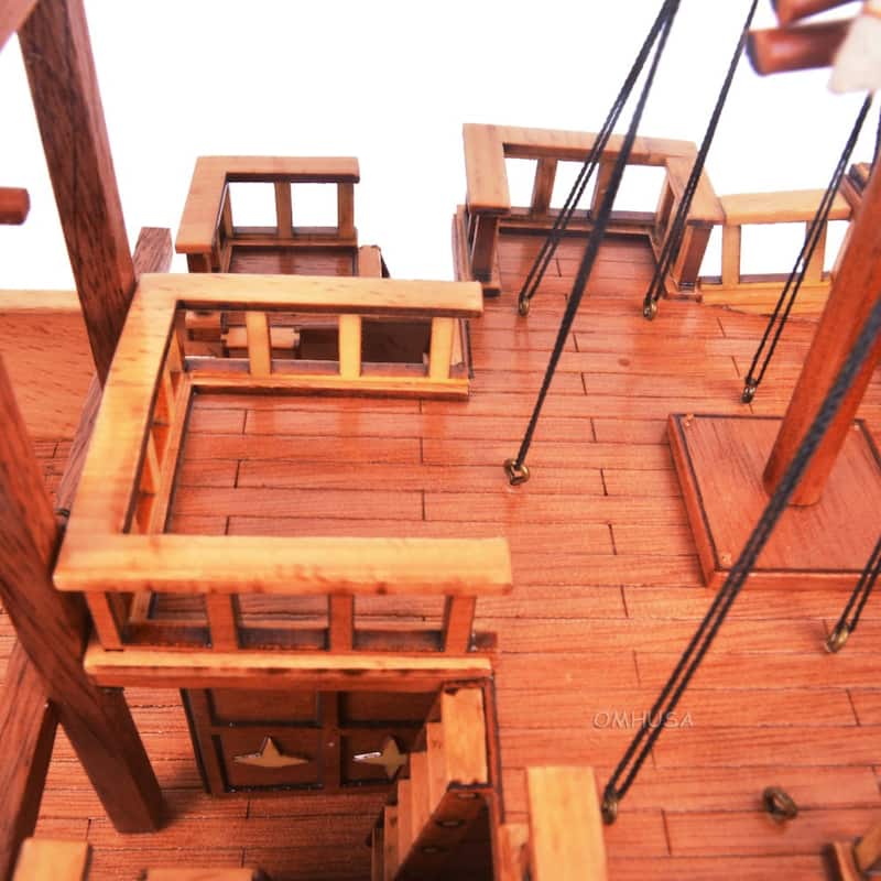 Chinese Junk Natural Finish