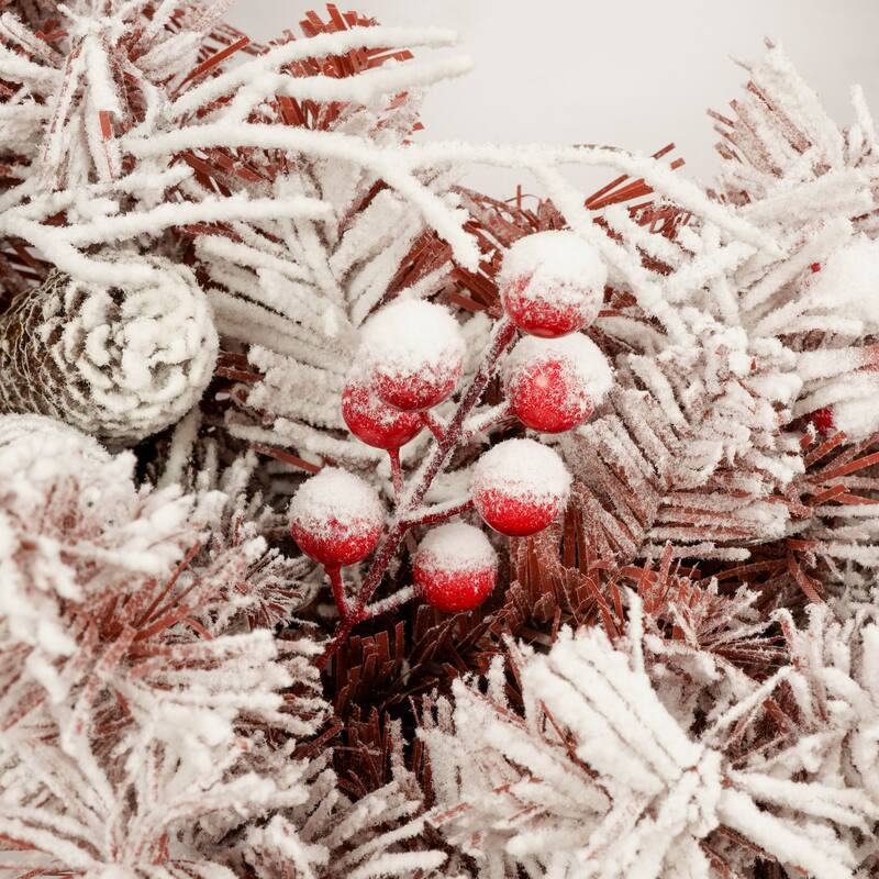 4-Pieces Set Artificial Christmas Tree with Warm Lights