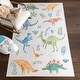 preview thumbnail 1 of 17, Nuloom Pavani Dinosaur SplashGuard Machine Washable Kids Area Rug Multi - 3' x 5'