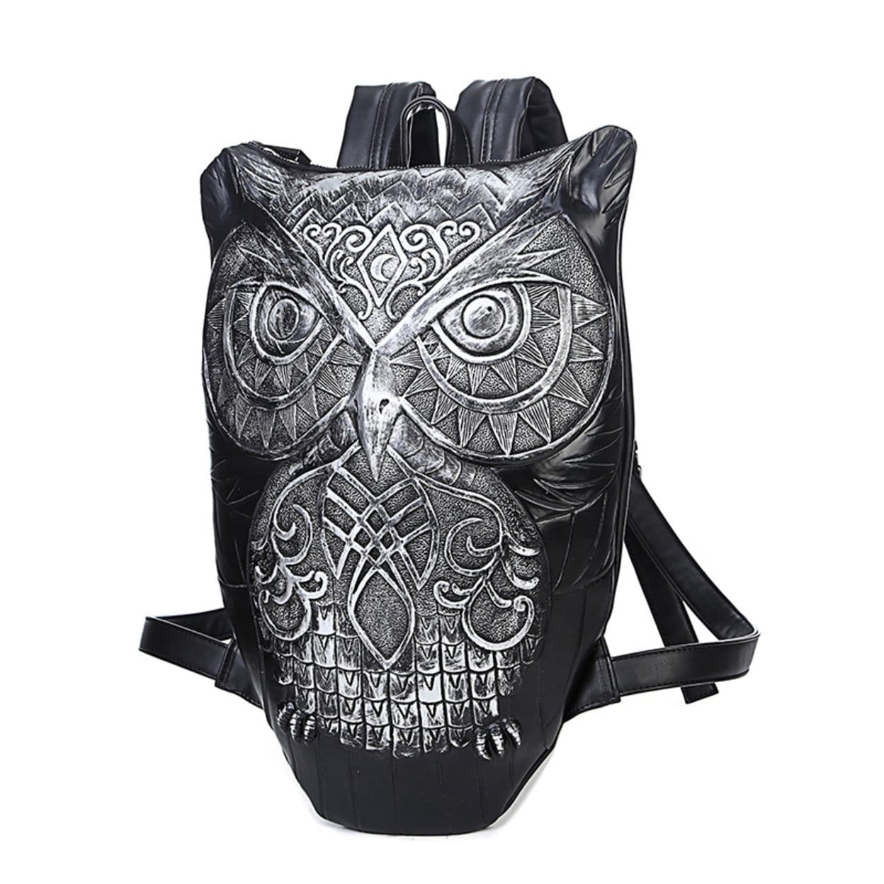 Aeropostale Womens Backpack Black Owls
