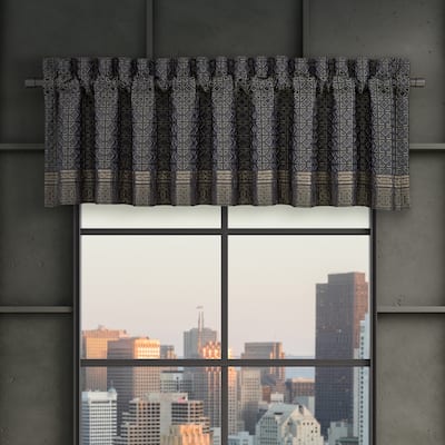 J. Queen New York Alaro Slate Window Straight Valance