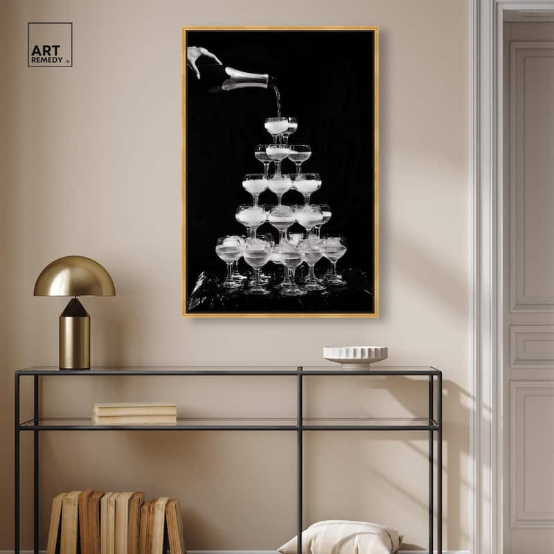 Overflowing Celebration Canvas by Art Remedy