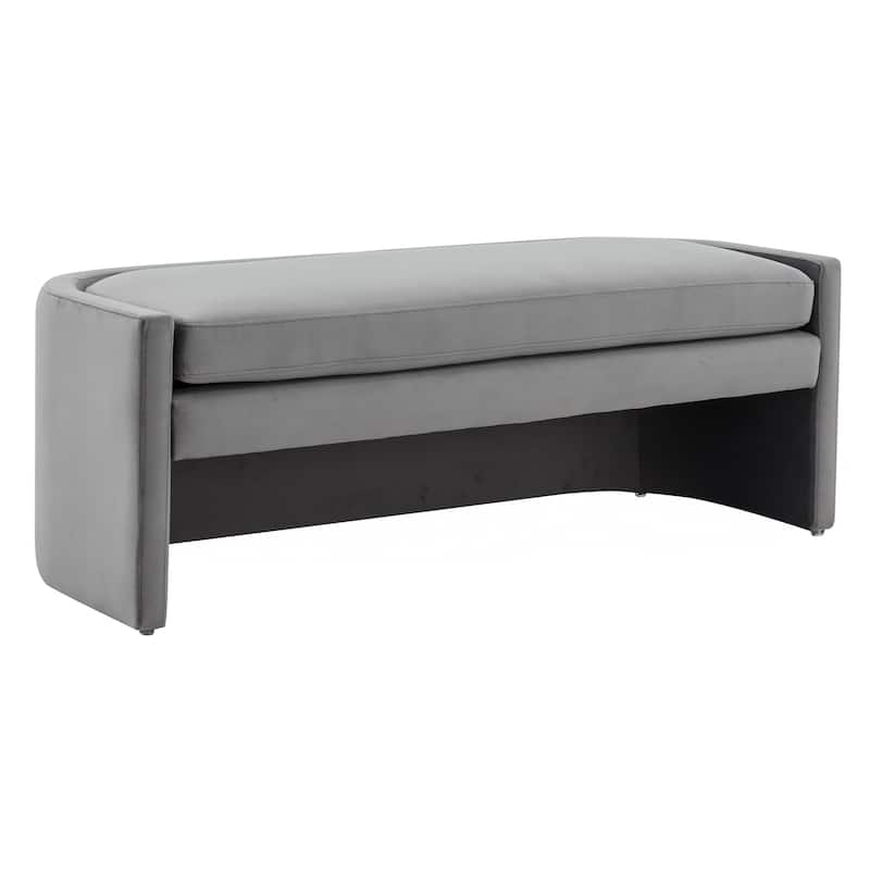 SAFAVIEH Couture Borghildur Curved Bench - 55Wx22Dx20H