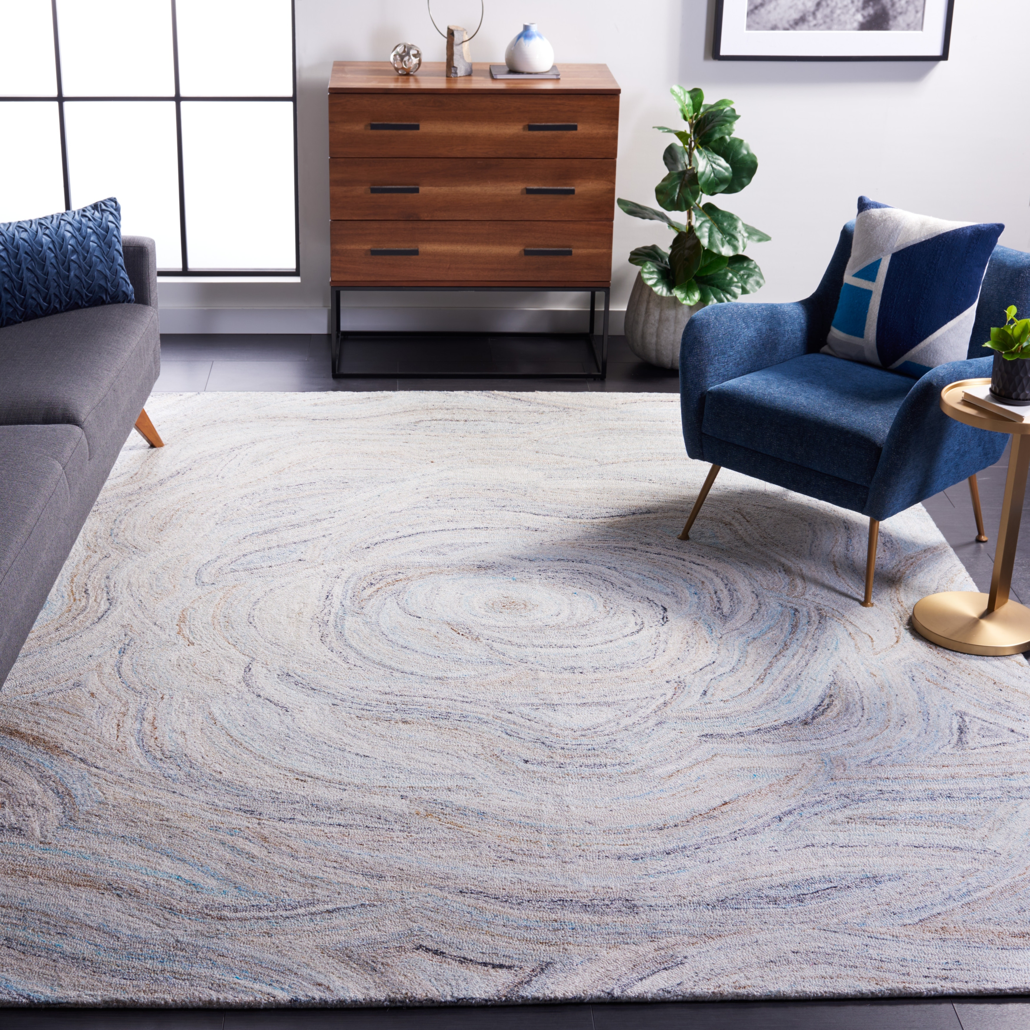 SAFAVIEH Handmade Abstract Algimanta Modern Rug