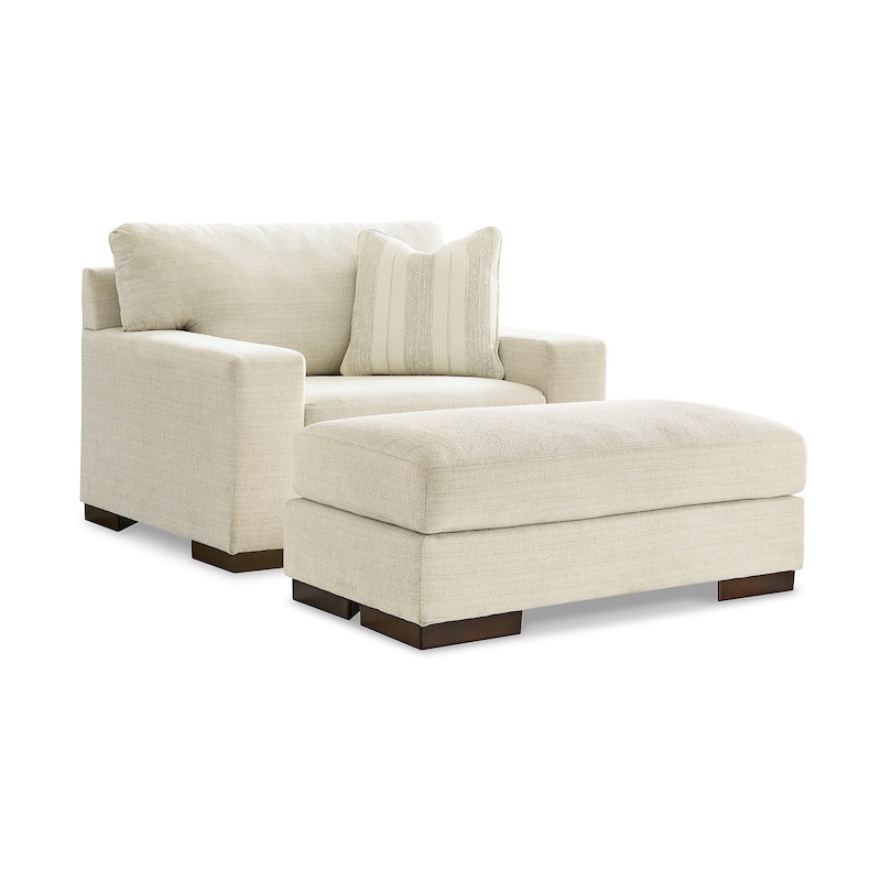 Signature Design by Ashley Maggie White 2-Piece Upholstery Package - 51" W x 40" D x 37" H