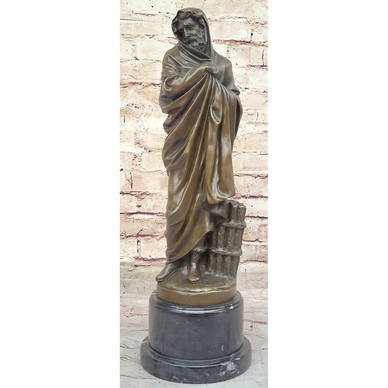 Signed Ed Zegut Jesus Of Nazareth Christ Christine Religious Bronze Sculpture Sale