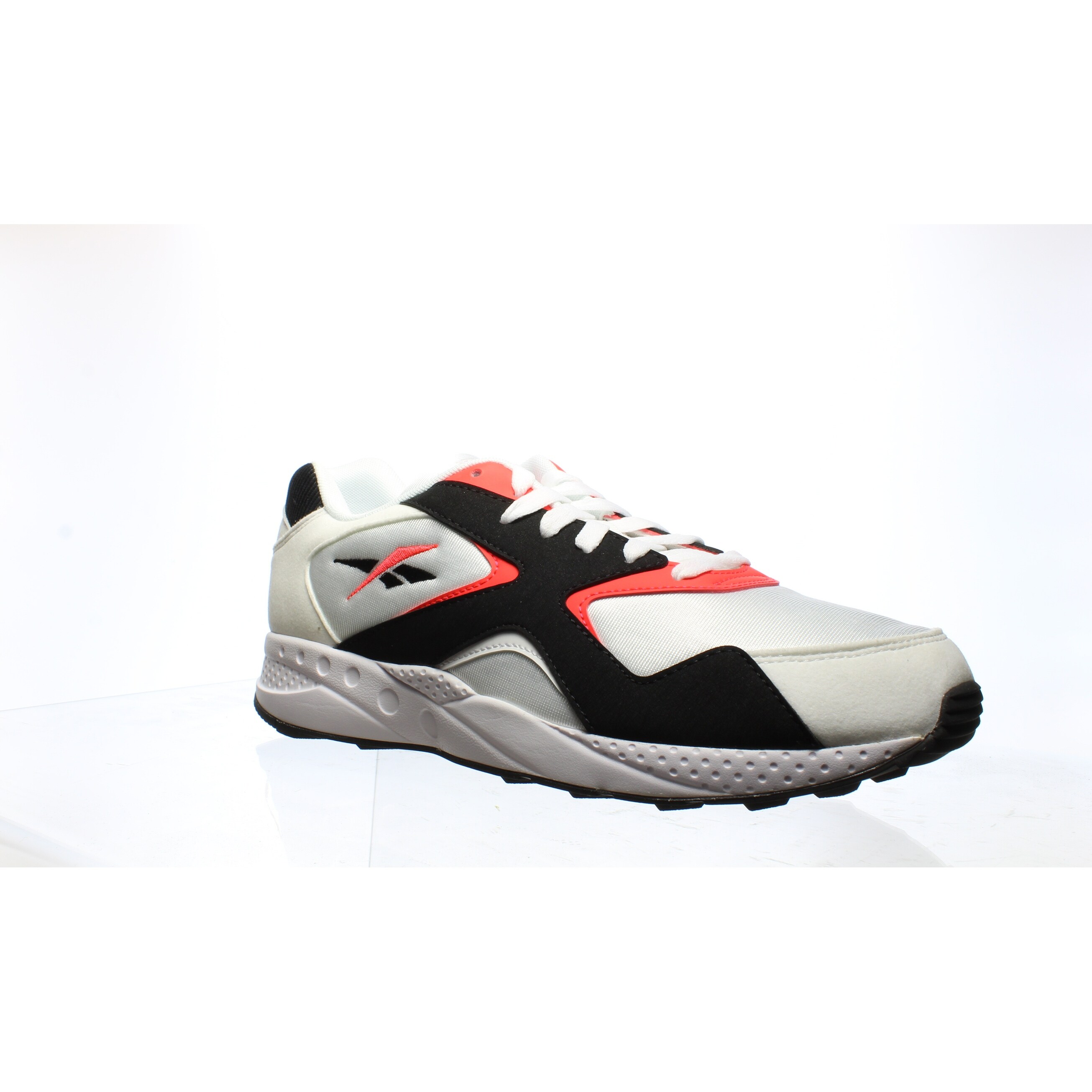 reebok men's white running shoes