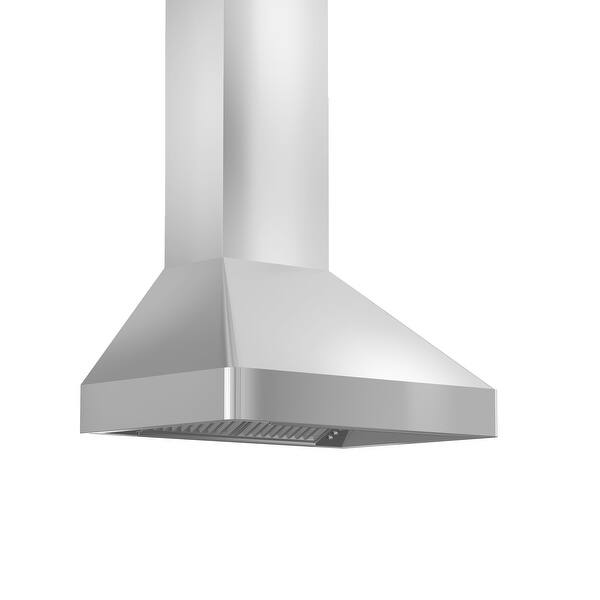 ZLINE Professional Convertible Vent Wall Mount Range Hood in Stainless