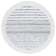preview thumbnail 20 of 24, SAFAVIEH Alamo Centa Modern Rustic Rug 6'7" Round - Ivory/Navy - Round