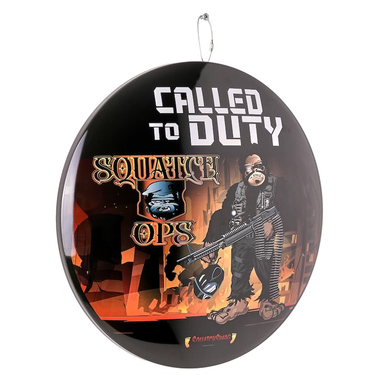 American Art Decor Round Dome Metal Sign - 15" x 15" - Cod Sasquatch Metal Sign