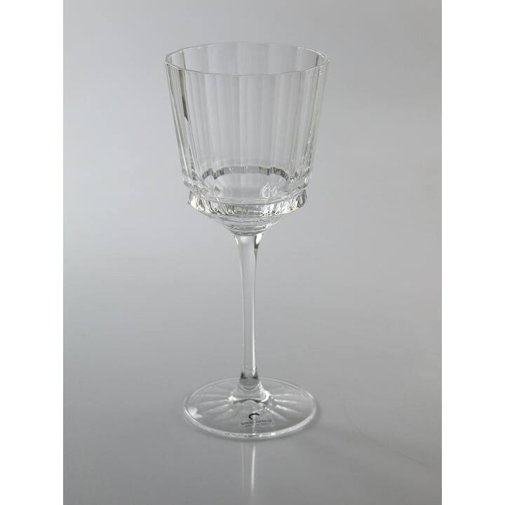 Liscio Ottico - Set of 6 Glasses with Linear Design and Shade on the Bottom