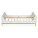 preview thumbnail 29 of 35, Twin Bed with Headboard, Footboard,Built-in Bed-end Book Storage Rack