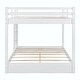 preview thumbnail 11 of 20, Wood Queen Size Bunk Bed with Ladder for Space-Saving and Easy Access