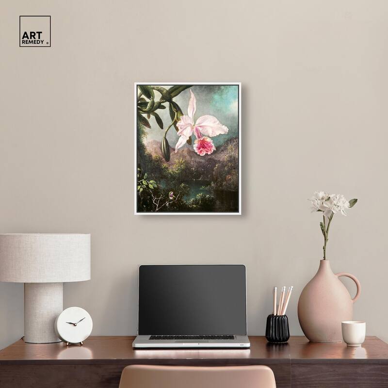Orchid Blossoms 1873 Canvas by Art Remedy
