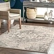 preview thumbnail 5 of 8, Nuloom Bohemian Medallion Area Rug 5' x 7'5" - Dark Gray - Rectangle