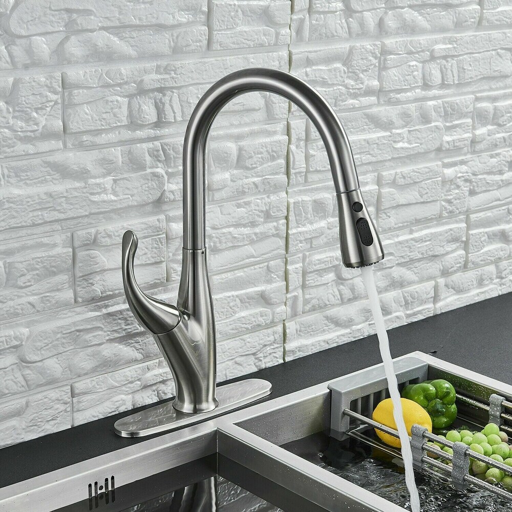 Buy Nickel Finish Kitchen Faucets Online at Overstock | Our ...