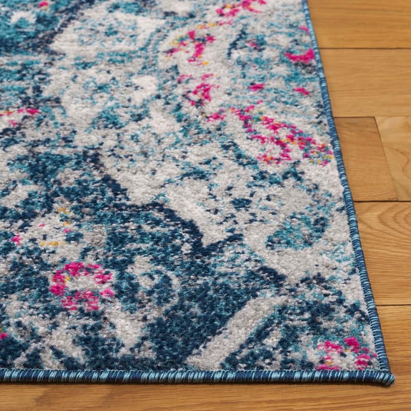 SAFAVIEH Madison Belle Boho Glam Paisley Pattern Area Rug